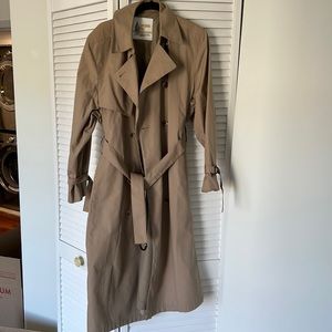 Vintage beige trench coat